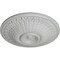 Ekena Millwork Modena Ceiling Medallion (Fits Canopies up to 5 1/4"), Hand-Painted Frost, 23 1/2"OD x 3 1/2"P CM23MOFRF - alternate 2